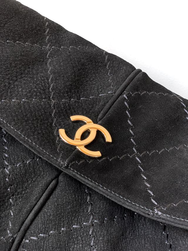 CC original suede hobo bag AS0504 black