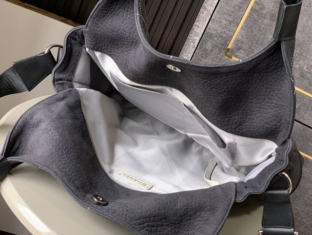 CC original suede large tote bag AS0503 black