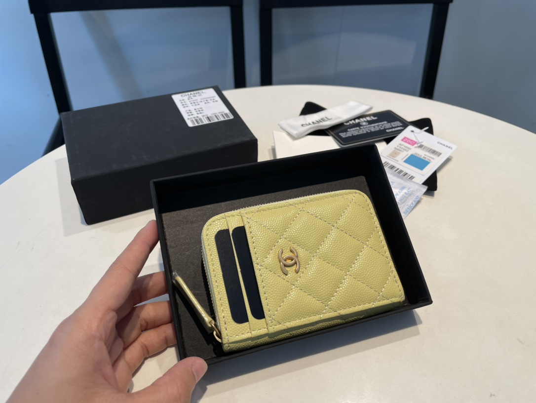 CC original grained calfskin card holder AP1650 