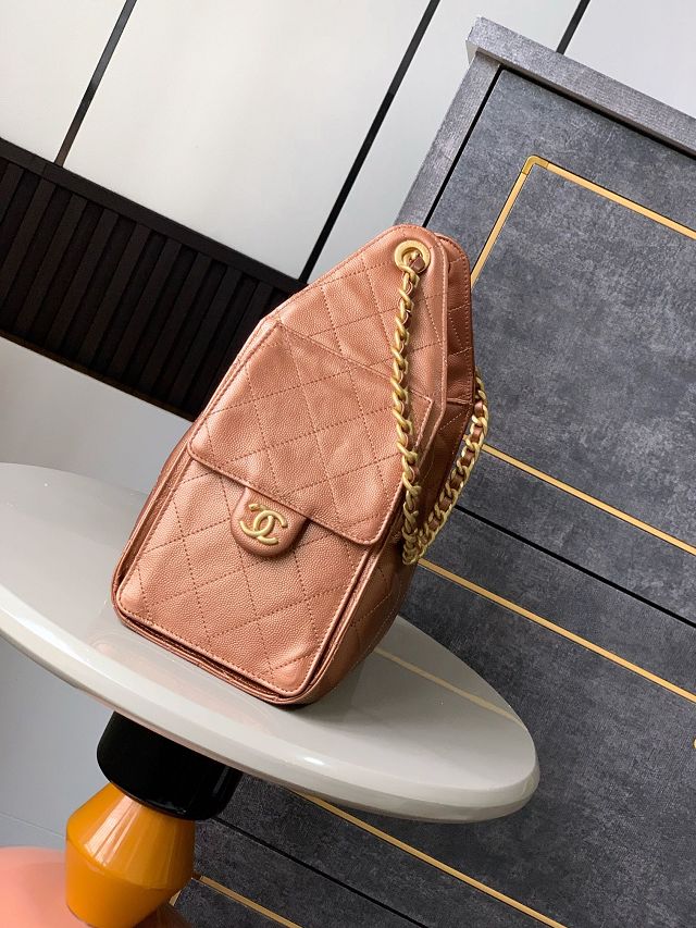 CC original grained calfskin 25 small handbag AS5293 brozen