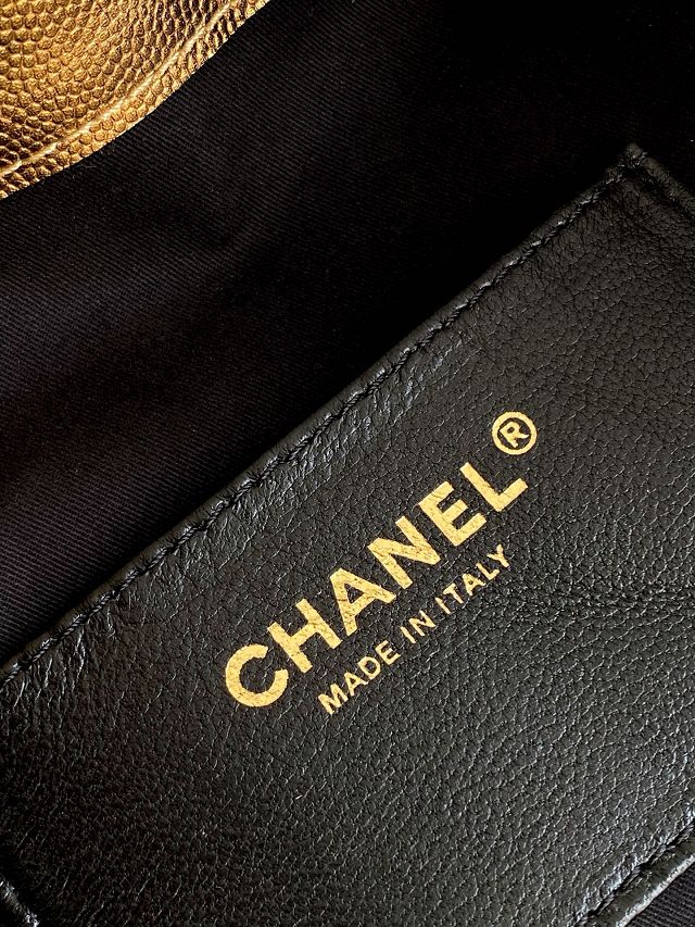 CC original grained calfskin 25 small handbag AS5293 gold