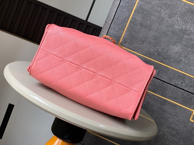 CC original grained calfskin 25 small handbag AS5293 hot pink