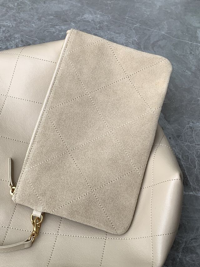 CC original lambskin large hobo handbag AS5425 beige