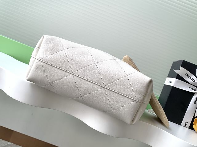 CC original lambskin large hobo handbag AS5425 white