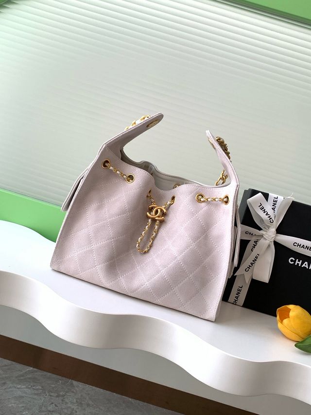 CC original suede 25 small handbag AS5293 light grey