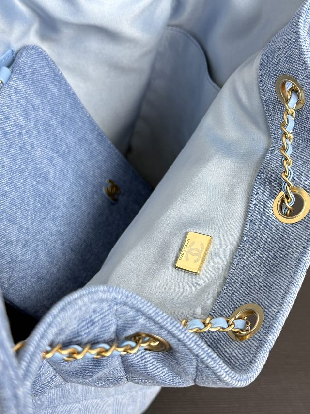 CC original denim 25 medium handbag AS5311 blue