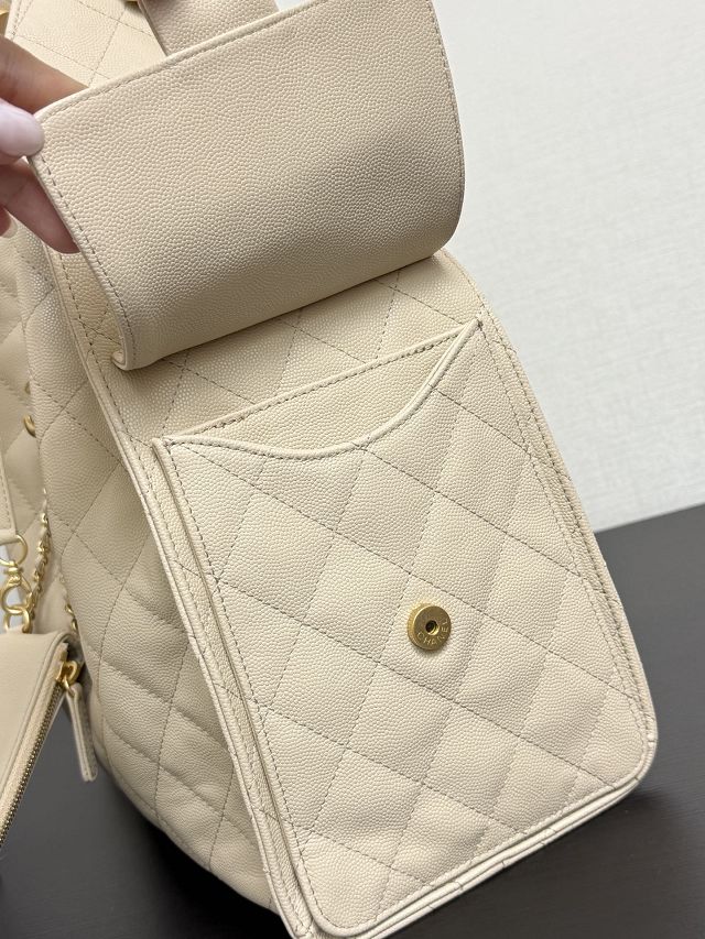 CC original grained calfskin 25 medium handbag AS5311 beige