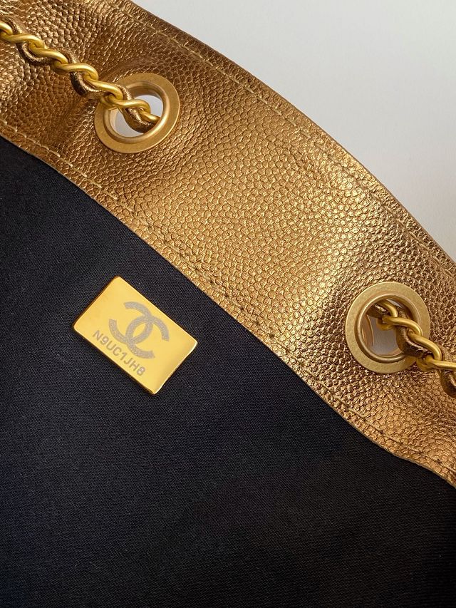 CC original grained calfskin 25 medium handbag AS5311 gold