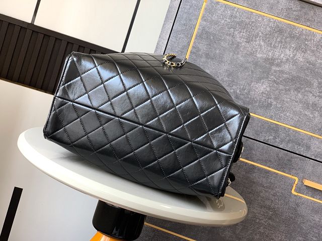 CC original shiny calfskin 25 medium handbag AS5311 black