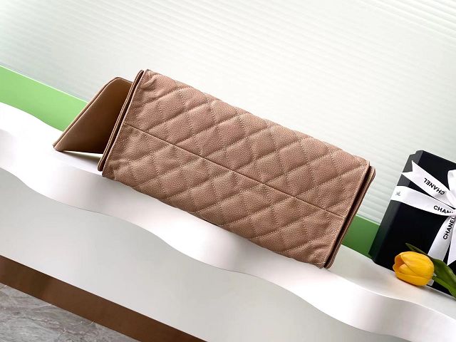 CC original grained calfskin 25 medium handbag AS5311 apricot