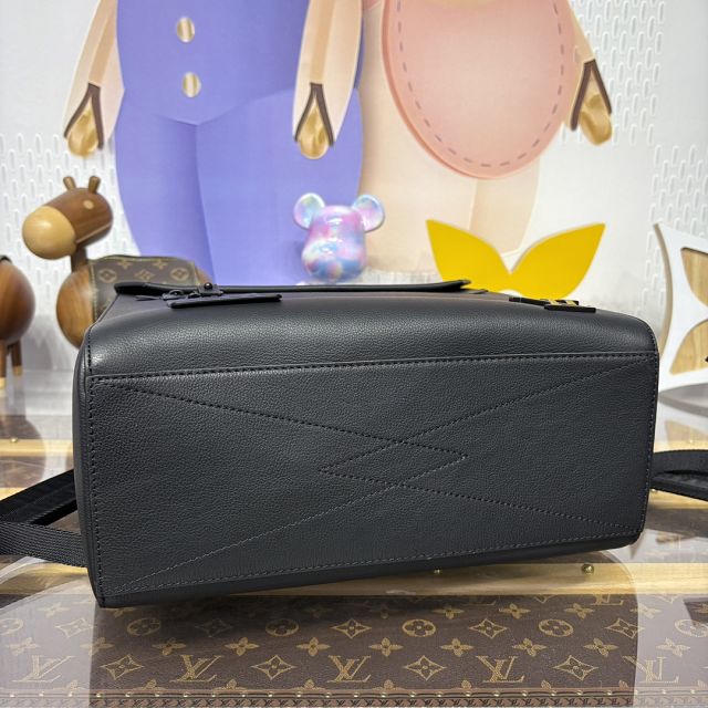 Louis vuitton original calfskin fastline backpack M21367 black