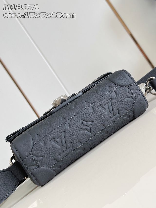 Louis vuitton original calfskin soul trunk M13871 black