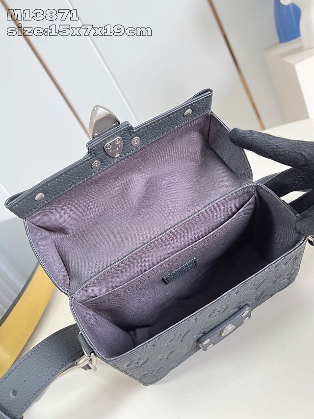 Louis vuitton original calfskin soul trunk M13871 black