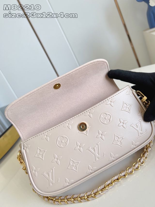 Louis vuitton original calfskin wallet on chain Ivy M14714 biscuit 