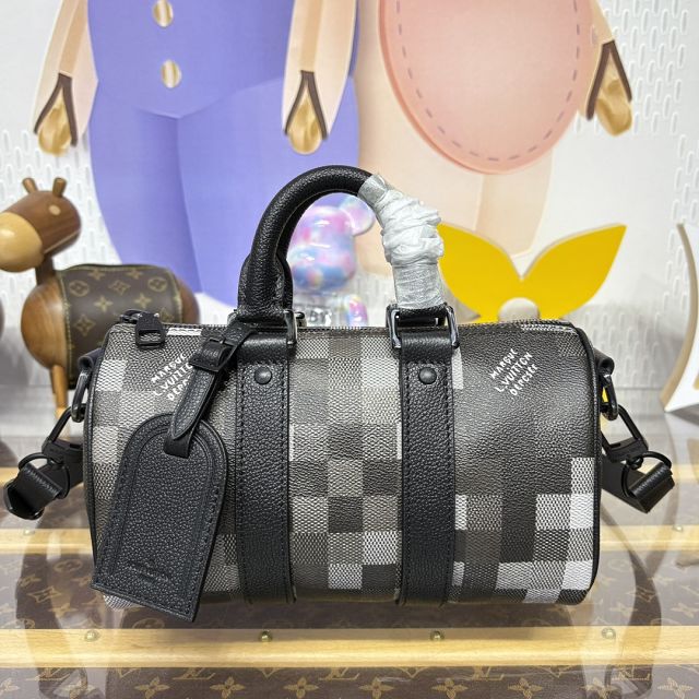 Louis vuitton original damier ebene keepall 25 M14919