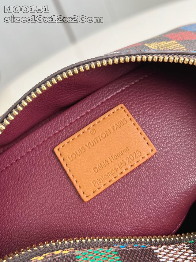 Louis vuitton original damier ebene locker dopp kit N00151