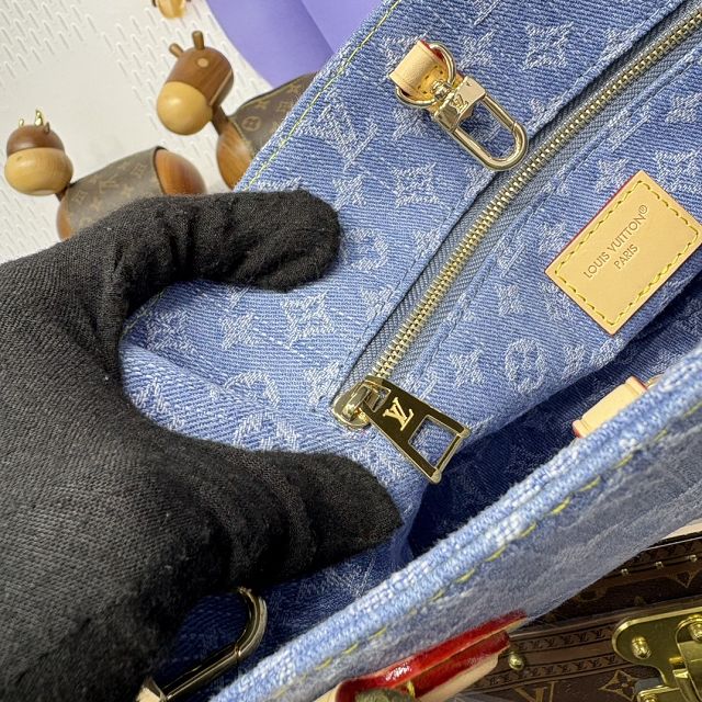 Louis vuitton original denim onthego pm M14633 blue