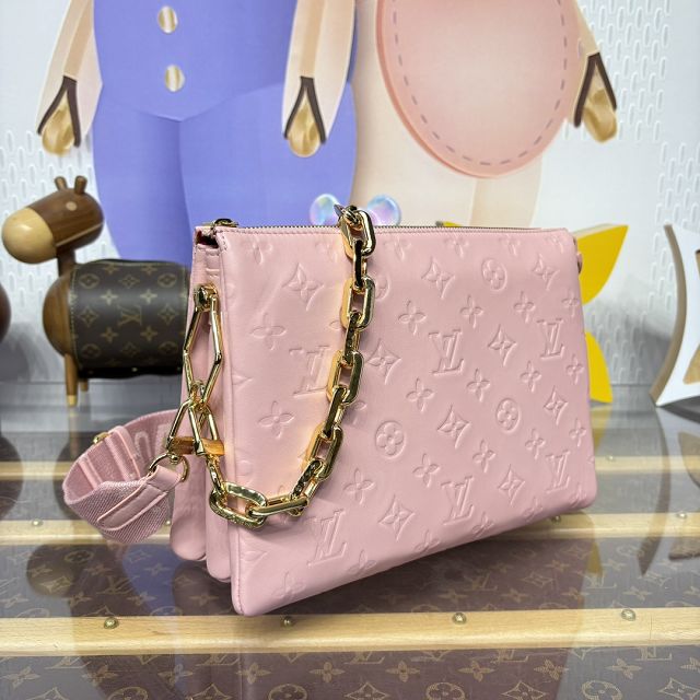 Louis vuitton original lambskin coussin pm bag M20760 light pink