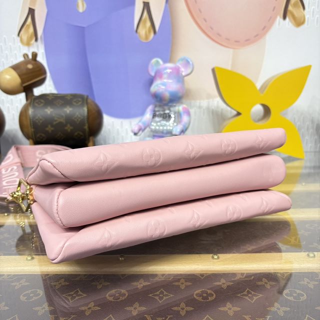Louis vuitton original lambskin coussin pm bag M20760 light pink