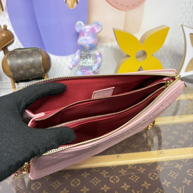 Louis vuitton original lambskin coussin pm bag M20760 light pink