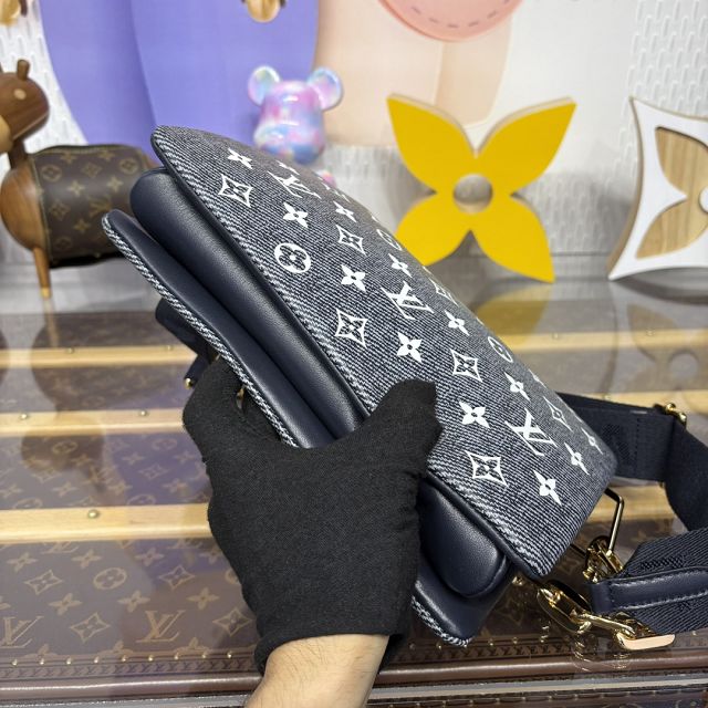 Louis vuitton original lambskin coussin pm bag M23071 dark blue