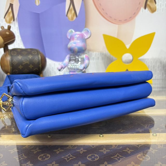 Louis vuitton original lambskin coussin pm bag M57790 blue
