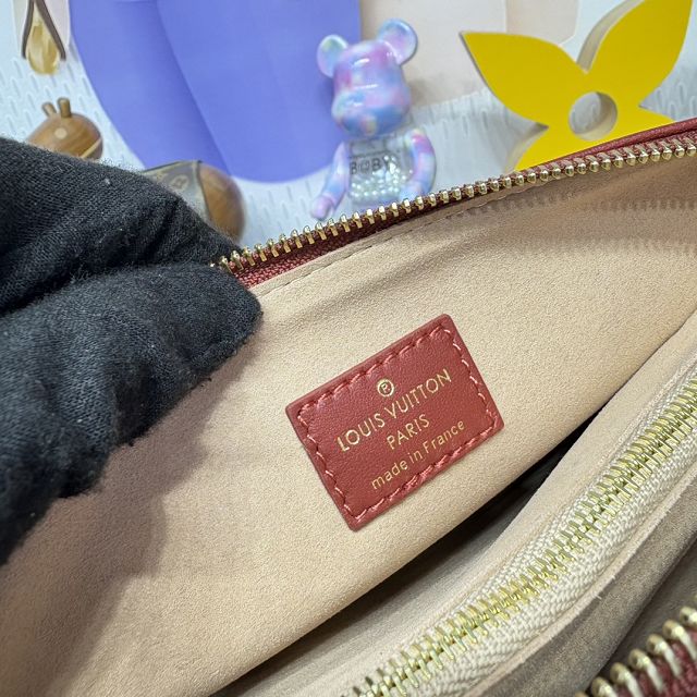 Louis vuitton original lambskin coussin pm bag M57790 bordeaux