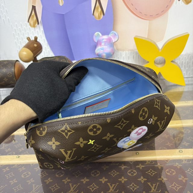 Louis vuitton original monogram canvas cosmetic pouch GM M14891