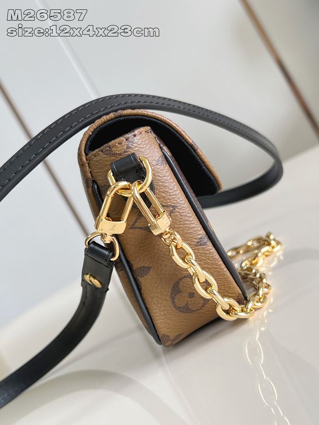 Louis vuitton original monogram reverse wallet on chain Ivy M26587