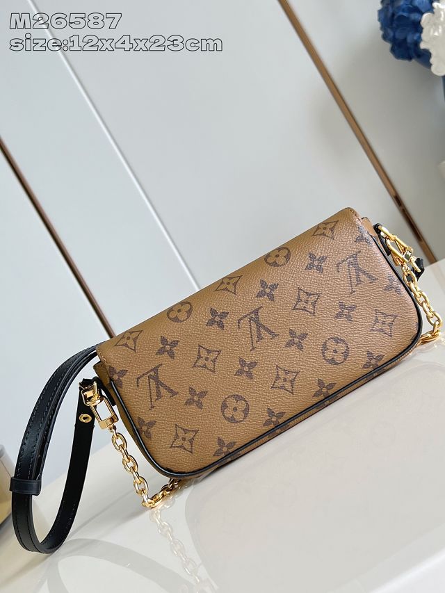 Louis vuitton original monogram reverse wallet on chain Ivy M26587