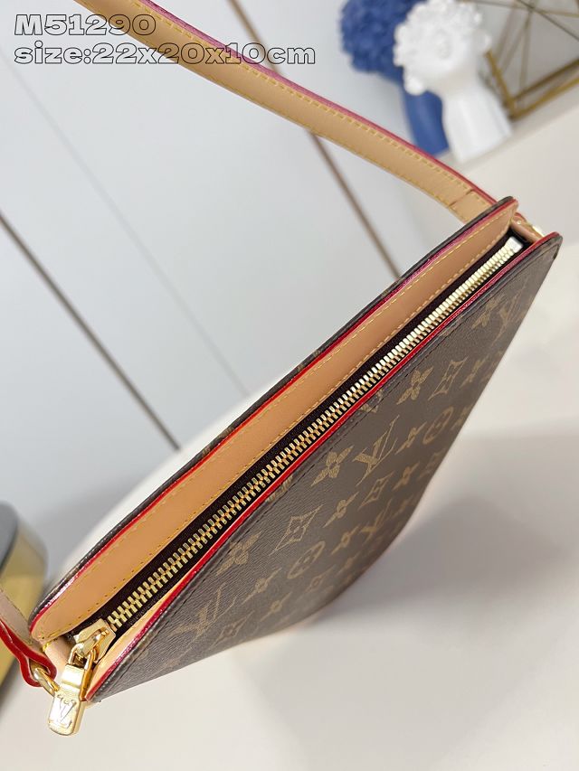 Louis vuitton monogram canvas bucket noe M51290 blue