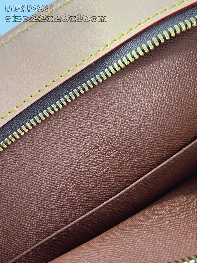 Louis vuitton monogram canvas bucket noe M51290 blue