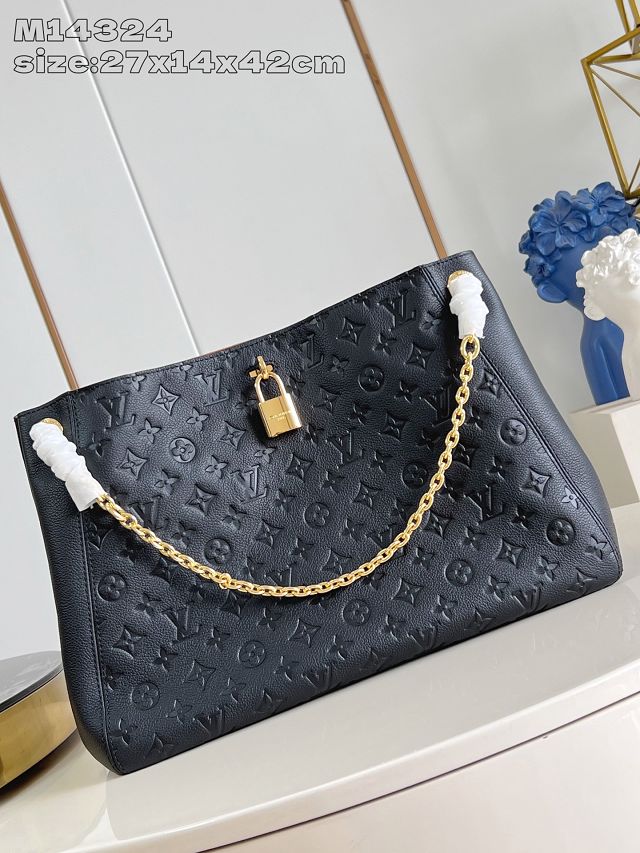 Louis vuitton original calfskin anytime MM M14324 black 
