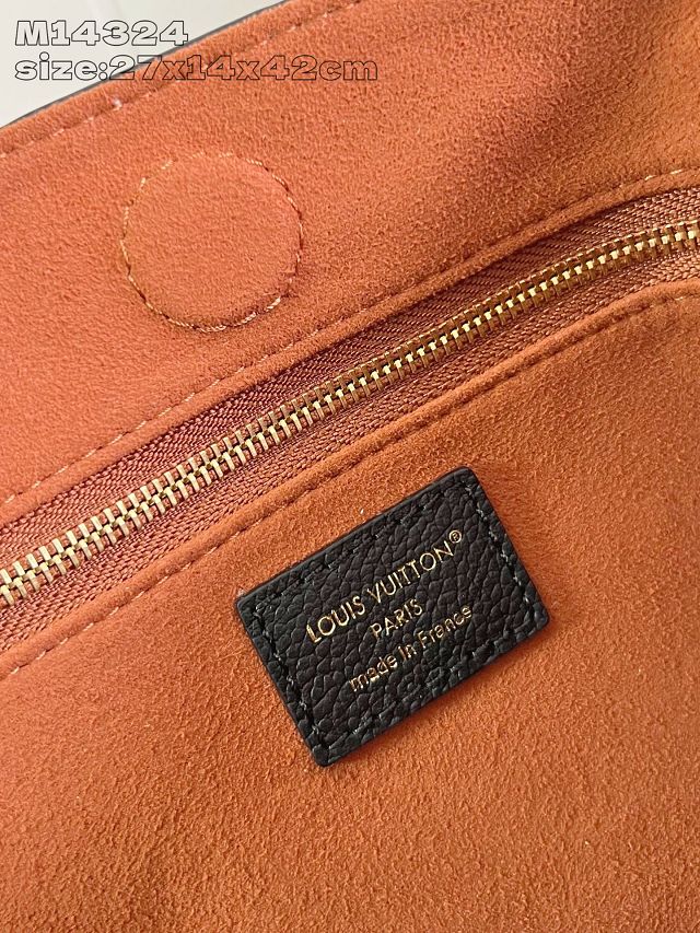 Louis vuitton original calfskin anytime MM M14324 black 