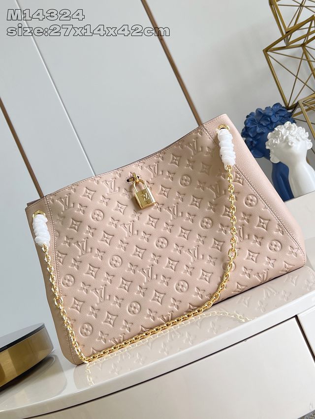 Louis vuitton original calfskin anytime MM M14658 sand