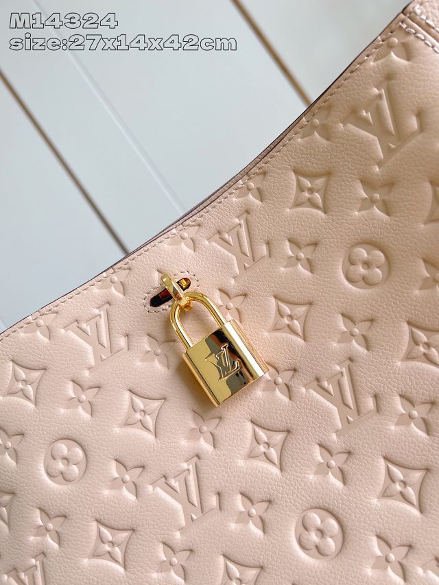 Louis vuitton original calfskin anytime MM M14658 sand