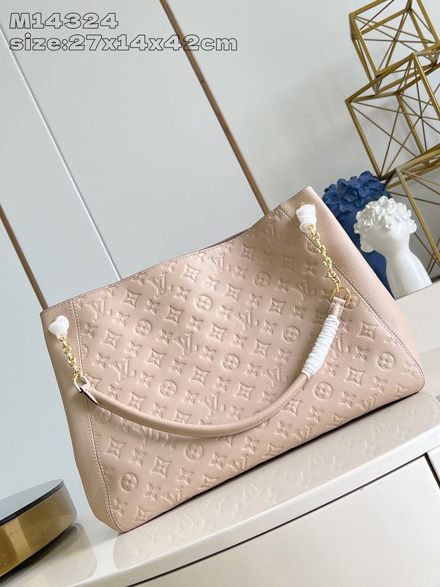 Louis vuitton original calfskin anytime MM M14658 sand