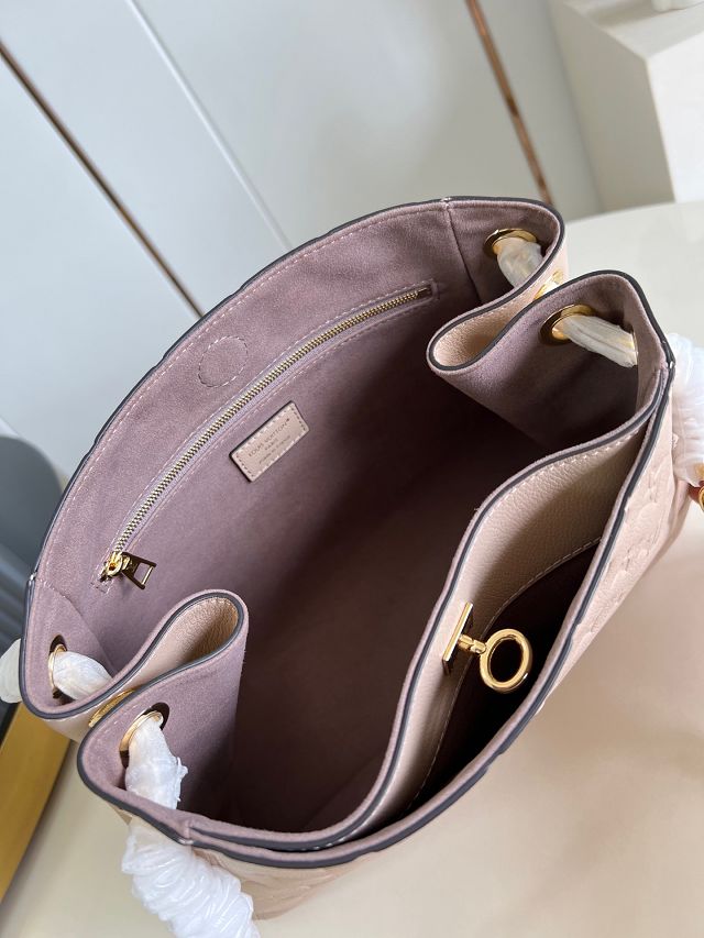 Louis vuitton original calfskin anytime PM M14659 sand