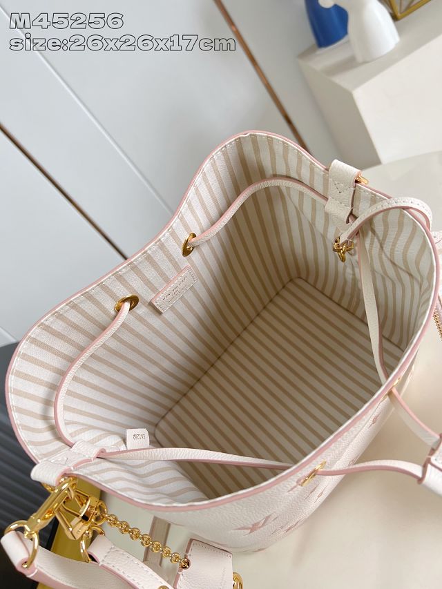 Louis vuitton original calfskin neonoe mm M14401 white