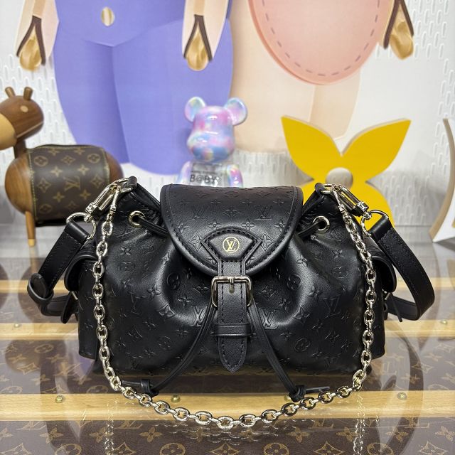 Louis vuitton original calfskin odyssee handbag M25554 black