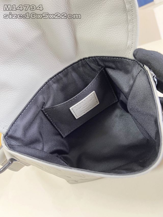 Louis vuitton original calfskin pulse mini shoulder bag M14794 grey