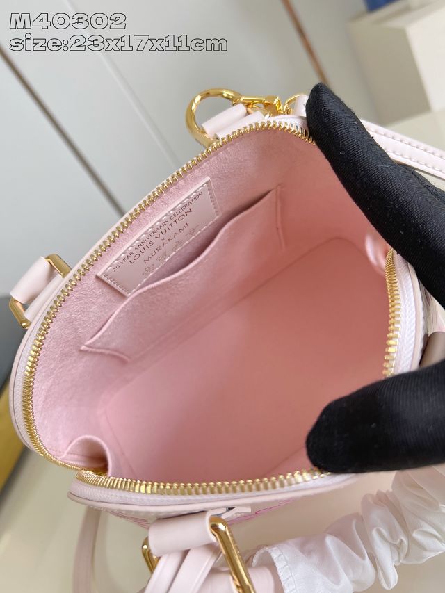 Louis vuitton original epi leather alma BB M13104 light pink