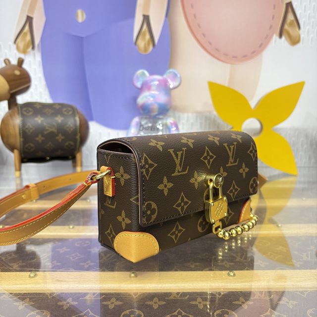 Louis vuitton original monogram canvas steamer messenger bag M14738