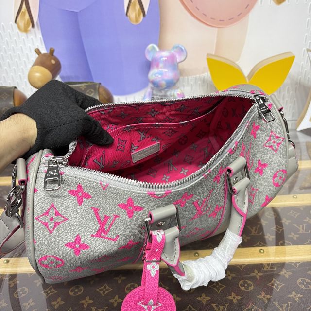 Louis vuitton monogram canvas keepall 35 M15023 grey