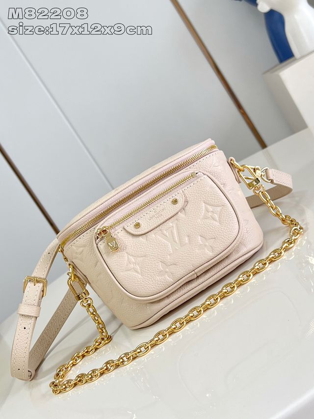 Louis vuitton original calfskin mini bumbag M13827 dune