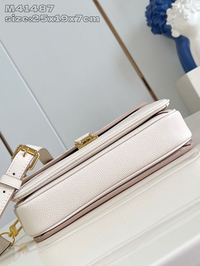 Louis vuitton original calfskin pochette metis M14977 white