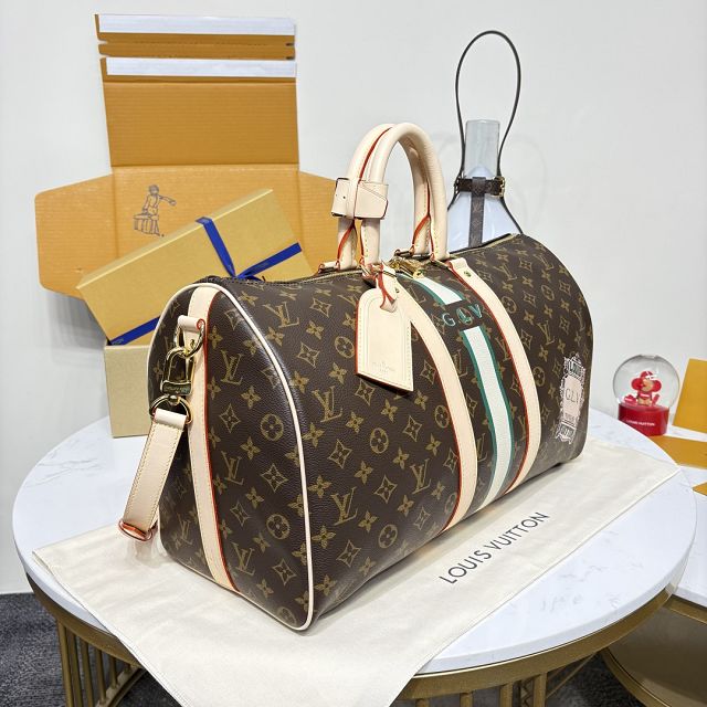 Louis vuitton original monogram canvas keepall 45 P01944