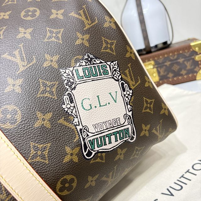 Louis vuitton original monogram canvas keepall 45 P01944