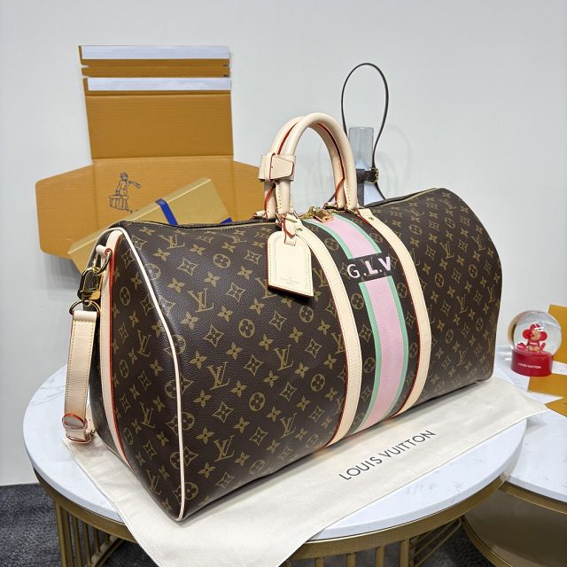Louis vuitton original monogram canvas keepall 55 P01943