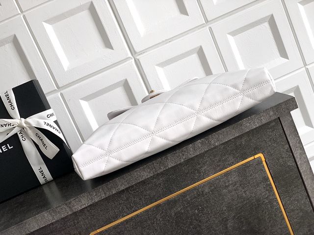 CC original calfskin large hobo bag AS5400 white